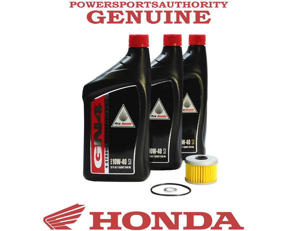 Kit de cambio de aceite Honda Rancher 350 TRX350 TM TE FM FE OEM Pro Honda 2000-2005 H25 Foto 1 de 1