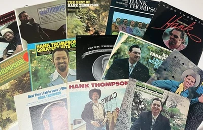 HANK THOMPSON Lot of 13 LPs: 1950s-1980 - Capitol/Dot/Hilltop/MCA/Gusto/ABC - Image 1 of 4