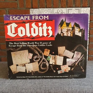 Vintage "Escape From Colditz" Board Game By Gibsons Games - Split Board - Picture 1 of 4