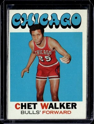 1971-72 Topps #66 Chet Walker Chicago Bulls NR-MINT - Image 1 of 2