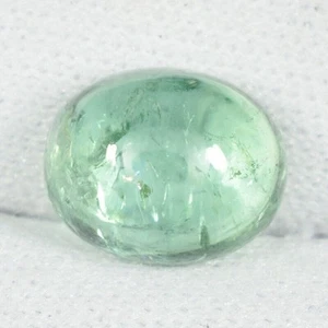 2.83 ct MASSIVE INCLUSION "PARAIBA GREEN" NATURAL ELBITE TOURMALINE CABOCHON 3ct - Picture 1 of 3
