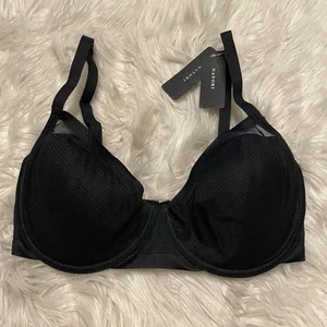 Natori 30DDD Bra Black Scope Balconette 722340 Underwire Back Closure NEW $70 - Picture 1 of 8