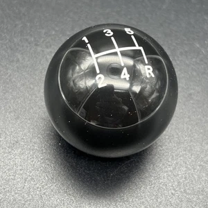 5 speed shifter shift knob BLACK - 12mm x 1.75 for 1983-2004 Mustang - Foto 1 di 4