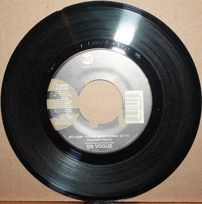 EN VOGUE **My Lovin'** GIVIN HIM SOMETHING HE FEEL 90's R&B on EAST WEST 7-98560 - Image 1 of 2