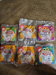 Lote de 6 juguetes Happy Meal Hot Wheels McDonalds 1998 1 es 50 aniversario Nascar - Imagen 1 de 4