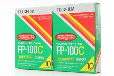 [Unused] EXP. 08/2009 2Packs Fuji FujiFilm FP-100C Instant Color Film From JAPAN - Image 1 of 4