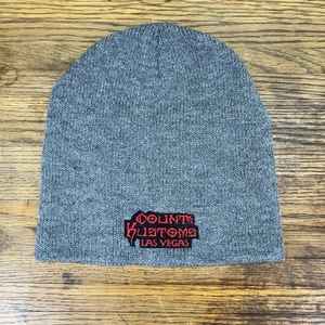 Counts Kustoms Las Vegas Beanie Skull Cap Counting Cars Punk Rock Cross Logo - Picture 1 of 5