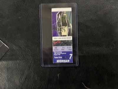 1999 Michigan @ Penn State TOM BRADY Original Football Ticket Stub PSU FR+ - Image 1 of 2