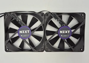 2 x NZXT PC Gehäuselüfter 120 mm RF-AF12C-RB Lüfter 3 PIN - Bild 1 von 1