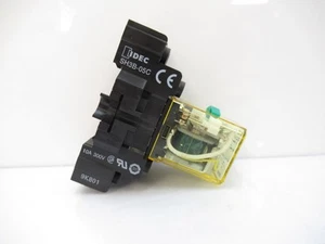RH3B-ULCDC24V SH3B-05C IDEC Power Relay 24 VDC 10A With Relay Socket(New No Box) - Picture 1 of 7