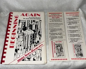 1982 Beginning Again Cook book W/ 2 Bookmarks - Imagen 1 de 9