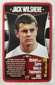 2011 Top Trumps European Football Stars Jack Wilshere - Picture 1 of 2