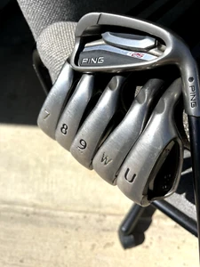 Ping G25 Iron Set 6.7.8.9.Pw.Gw. Black Dot Graphite Senior Flex Shaft RH. - Picture 1 of 12