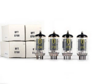 MATCHED QUAD EF86/6BK8 RFT NOS Tube Röhre Lampe Valve 진공관 真空管 Valvula Valvola - Picture 1 of 2
