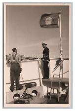 Helsinki Schweden 1962 - Ankunft mit Dampfer BIRGER JARL Offizier Matrose - Foto