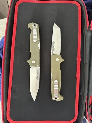 Cold Steel SR1 Folding Knife 4" CPM S35VN Steel Blade G10 Handle Set - Image 1 of 4