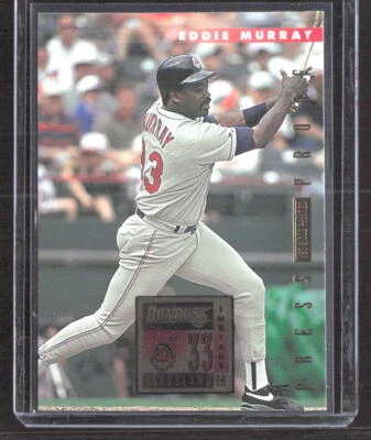 Eddie Murray 1996 Donruss Press Proofs Cleveland Indians #105 1/2000 - Image 1 of 2