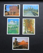 PLAYER 5 VINTAGE 1984 LARGE  TOM THUMB CIGAR CARDS  WONDERS OF THE ANCIENT WORLD