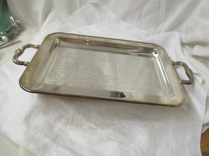 Vintage Fales 1779 Co footed Silver plated Tray - Picture 1 of 5
