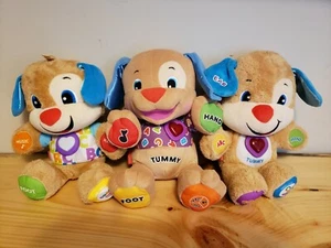 3 DIFFERENT Fisher-Price Laugh & Learn Smart Stages Puppy with Songs & Sounds - Picture 1 of 4