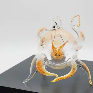 Vtg De Carlini Italian Weird Strange Crab Blown Glass Christmas Ornament RARE - Picture 1 of 21