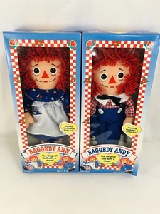 Vintage Raggedy Ann & Andy Doll Set Hasbro New Open Box *Some Box Wear 1987-1996 - Picture 1 of 13