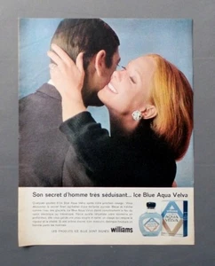 PUB PUBLICITE ANCIENNE ADVERT CLIPPING 240917 / APRES RASAGE ICE BLUE AQUA VELVA - Picture 1 of 1