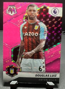 2021-22 PANINI MOSAIC PREMIER LEAGUE DOUGLAS LUIZ Pink 8/10 Villa - Picture 1 of 3
