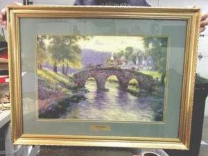 Randy Van Beek Signed Numbered Print #393/3500 OLD STONE BRIDGE Frame Matt SALE! - Picture 1 of 4