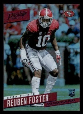2017 Panini Prestige #230 Reuben Foster Rookie San Francisco 49ers - Image 1 of 2