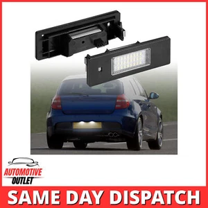 2x LED MATRÍCULA LUZ LIBRE DE ERRORES PARA BMW E81 E87 F20 E63 F06 E89 Z4 - Imagen 1 de 12