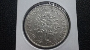 Germany Weimar Republic 5 Reichsmark 1931 F Stuttgart OAK TREE silver coin - Picture 1 of 2