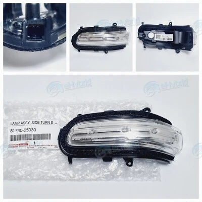 Genuine Toyota Avensis Indicator Mirror Lamp Turn Signal LH Repeater 81740-05030 - Image 1 of 4
