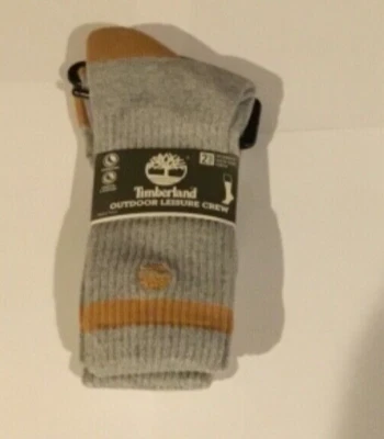 NEW TIMBERLAND Outdoor Leisure Crew - 2 Pair socks Women Ladies OSFM M141 - Image 1 of 3
