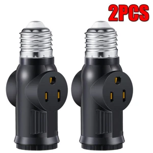 1-10Pcs Light Bulb Outlet Socket Light Socket Adapter Light Fixture Outlet - Picture 1 of 19