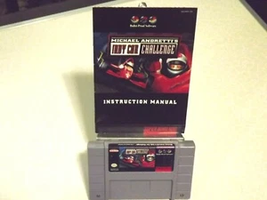 Michael Andretti's Indy Car Challenge (SNES 1994) nur Spiel & Bedienungsanleitung - Bild 1 von 6