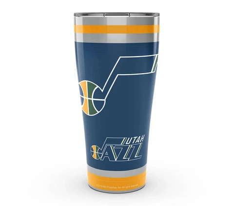Utah Jazz 30 ounce Stainless Steel Travel Mug Cover