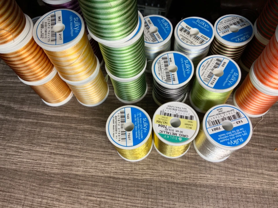 SULKY 40W RAYON EMBROIDERY THREAD-(KING) VARIOUS COLORS-Multi Colors - Image 1 of 1