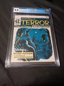 🔥🔥TERROR ILLUSTRATED #1 CGC 4.0 E.C. COMICS 1955 🔥🔥NEW LOWER PRICE🔥🔥 - Picture 1 of 4