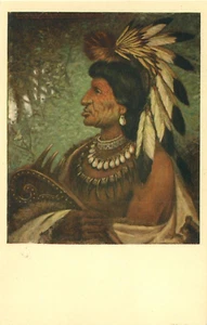 Postcard Native American Indian Boonark. Bannock Chieftain. UNP. NA01 - Picture 1 of 2