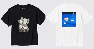 Uniqlo x Kaws Kaws Tokyo black / Blue Size L-3XL NWT - Picture 1 of 8