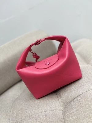 LongChamp Le Pliage Women's Leather Crossbody & Handbag / Pink - Image 1 of 4