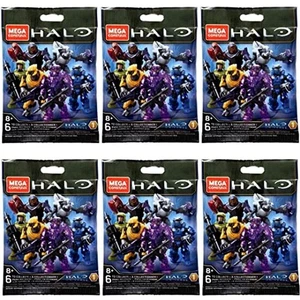Mega Construx Halo Universe Series 1 Blind Bag Mini Figures Complete Set of 6 - Picture 1 of 4
