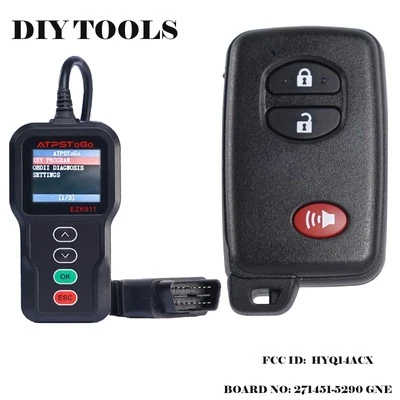 For 2010 - 2015 Toyota Prius Venza 4Runner Smart Keyless Remote Key Fob HYQ14ACX - Image 1 of 4