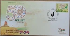 India 50th Anniversary Of ICRISAT First Day Cover 2022-ZZIAA - Picture 1 of 3