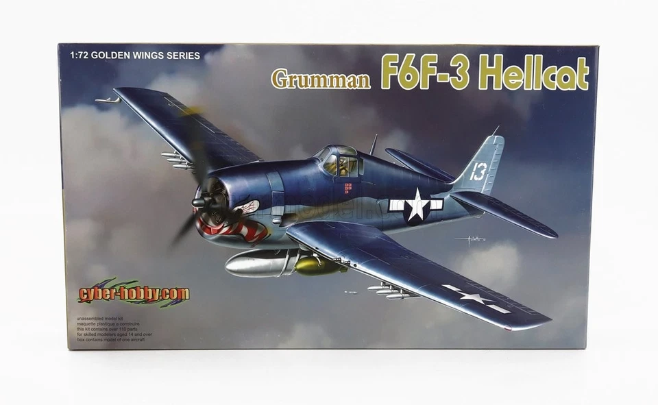 1/72 DRAGON ARMOR - GRUMMAN - F6F-3 HELLCAT MILITARY AIRPLANE 1946 5060 - Immagine 1 di 1