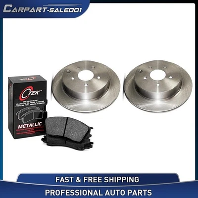 Juego de pastillas de freno de disco traseras para Mercedes-Benz C250 C-Tek 2012-2016 rotor de freno de disco Foto 1 de 4