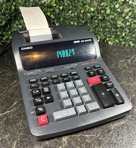 Tested &Working Casio DR-210TM Heavy-Duty Advanced 12 Digit Printing Calculator - Picture 1 of 12