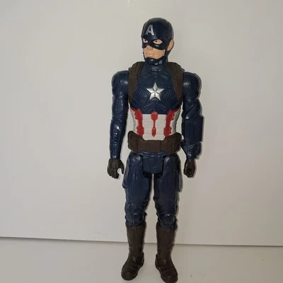 Marvel Avengers Endgame Captain America 2018 Hasbro 12" Action Figure Titan Hero Foto 1 de 4
