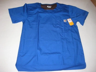 Blusa Médica Carhartt Ripstop Para Hombre Mediana Azul Real C15108 Nueva con Etiqueta Foto 1 de 4